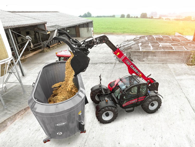 Zmiany w przekładniach i układzie hydraulicznym ładowarek Farmlift o mocy 120 KM marki Case IH kluczem do lepszej wydajności układu napędowego